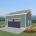 Two Car Garage Plans 24' x 24' Blueprints Vaulted Ceiling