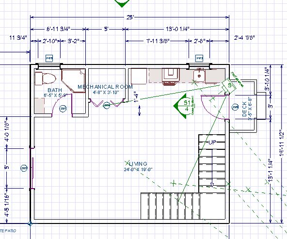 Tiny House Blueprints drawing two floor 778 SQFT Gable Roof ...